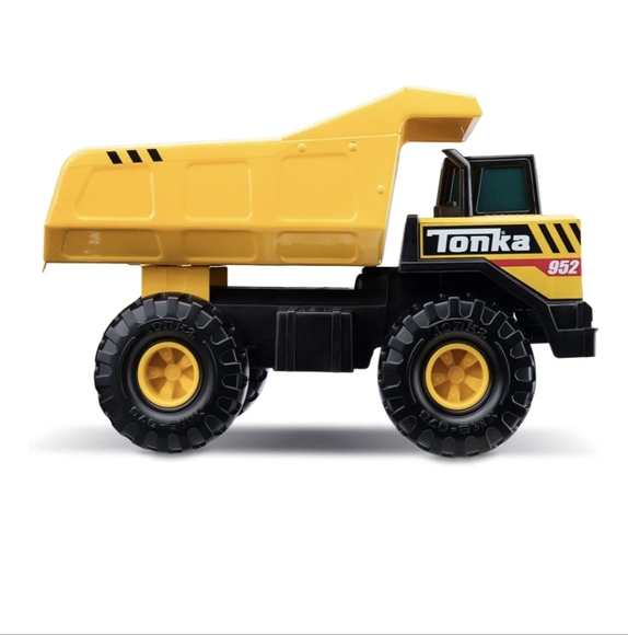 Tonka Steel Classics Dump Truck - Yellow and Black Large 17" - Picture 5 of 14